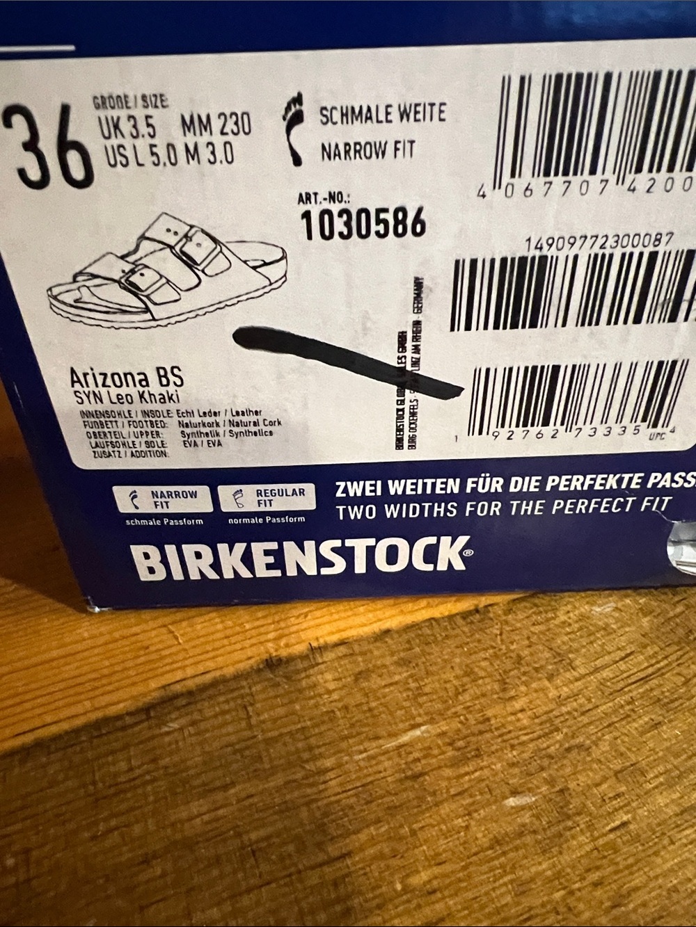 Birkenstock Women’s Leopard Khaki Arizona Soft Footbed Sandal size 5 - Picture 8 of 10